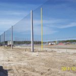 Baseball Field Netting Structure