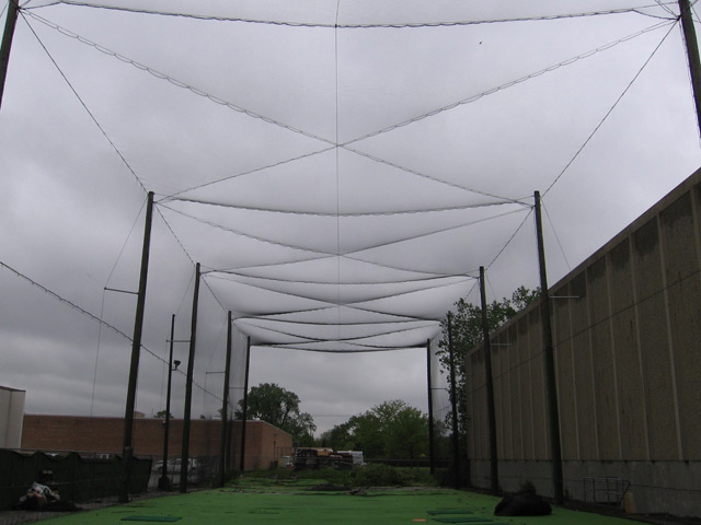 50' Enclosed Netting Structure