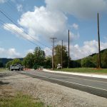 Barrier Netting Along Roadway
