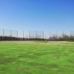 Practically invisible golf netting