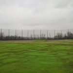 80' above grade golf barrier netting