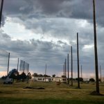 Drone Netting Pavilion Construction