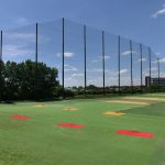 Finished Driving Range Netting Installation