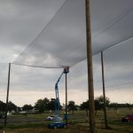 Overhead Netting Installation