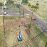 Netting Installation View From Lift