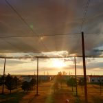 Kansas State Netting Enclosure Sunset View