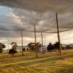 Beautiful Enclosed Netting Structure at Kansas State University