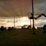 Construction Drone Netting Enclosure