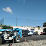 Protective Barrier Netting Structure