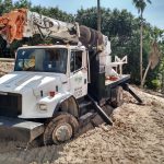 Support Pole Setting
