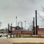Oil City Field Barrier Netting Install