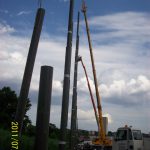 Driving Range Barrier Netting Installation