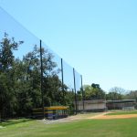 Wood Pole Netting Installation