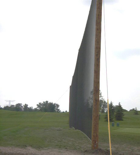 Golf Course Barrier Netting & Lighting System, Begin Oaks, MN