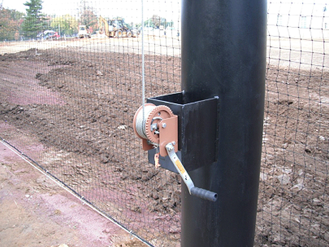 Retractable Sports Barrier Netting System