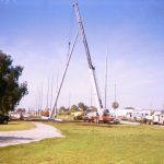 Barrier Netting Concrete Poles