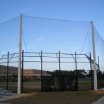 Baseball Field Netting Installation