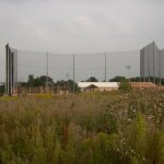 100' Golf Barrier Netting Structure
