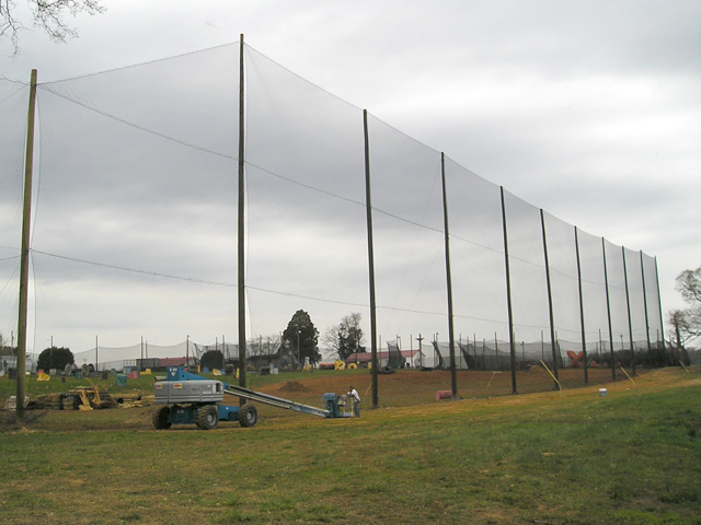 Golf Barrier Net System