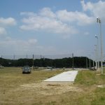 Concrete Pole Lighting Installation