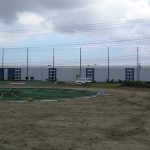 Barrier Netting Steel Pole Install
