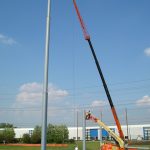 Golf Barrier Netting Install at TopGolf