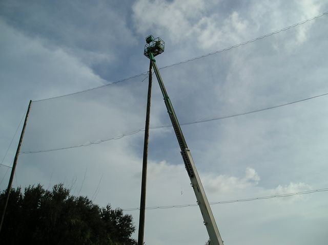 Barrier Netting Steel Pole Extension