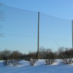 Wood Pole Install 75 feet above grade