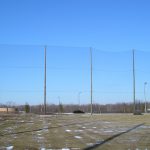 Driving Range Barrier Netting Structure