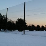 Golf Barrier Netting Installation