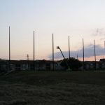 100 foot Wood Poles TopGolf Dallas