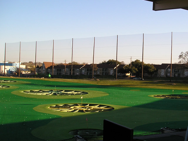 TopGolf Driving Range Netting Installation
