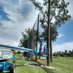 Wood Support Pole Installation