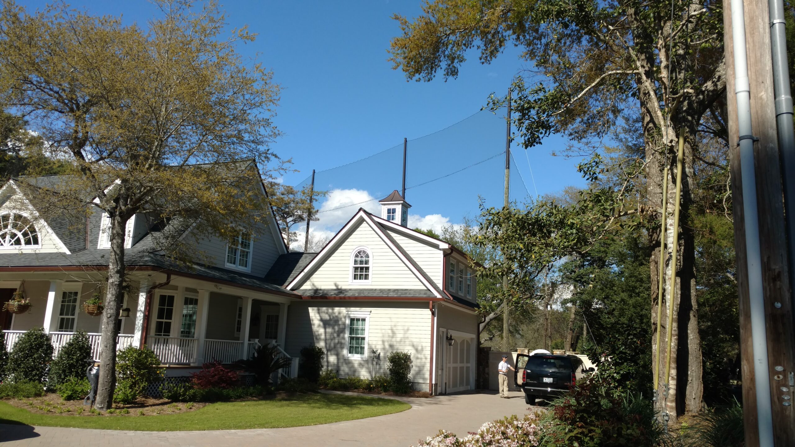 Barrier Netting on Golf Course protecting a residence
