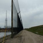 Litter Control Fence Installation at Riverview Land Preserve