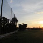 Golf Barrier Netting Installation