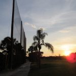Golf Course Netting Installation complete