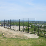 Steel poles installed at 85’ above grade & 2 at 45’ above grade