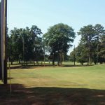 50' High Golf Netting Installation