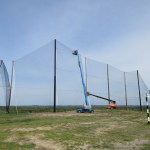Golf Netting Panel installation