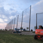 Golf Netting Panel Installation