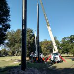 108′ Steel Golf Barrier Netting Structure – Country Club of Orlando