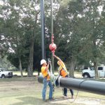 108′ Steel Golf Barrier Netting Structure – Country Club of Orlando