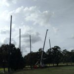 108′ Steel Golf Barrier Netting Structure – Country Club of Orlando
