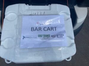 GRN Sponsor Bar Cart at Celebrity Golf Tournament